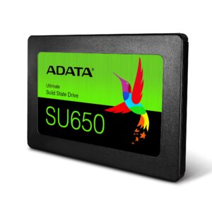 ADATA Ultimate SU650 3D NAND SSD 480 GB, SSD form factor 2.5”, SSD interface SATA,...