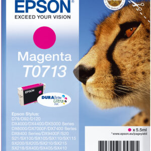 Epson T0713 Ink Cartridge, Magenta
