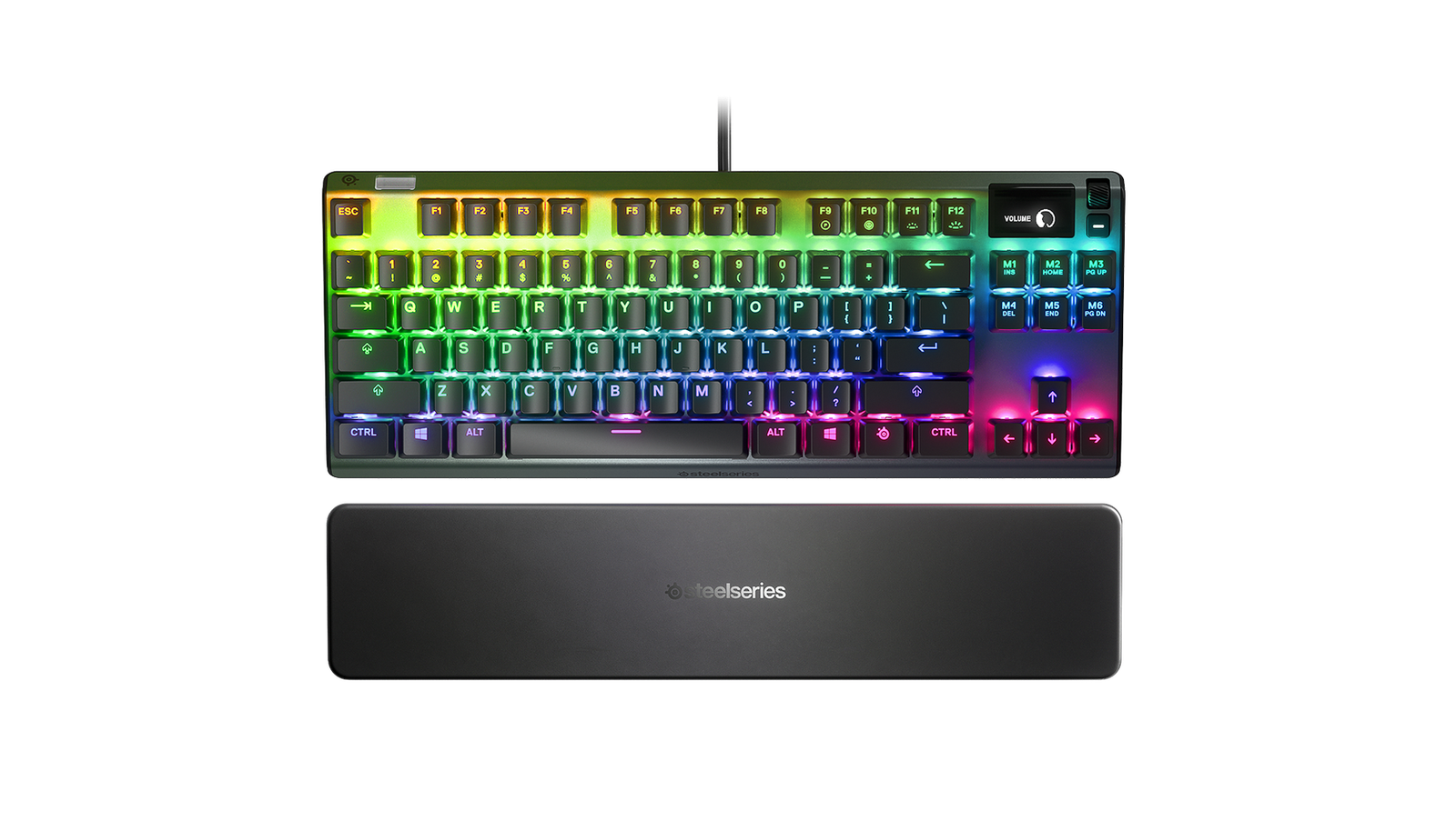 SteelSeries APEX 7 TKL, Gaming keyboard, RGB LED light, US, Brown, Wired - Image 2