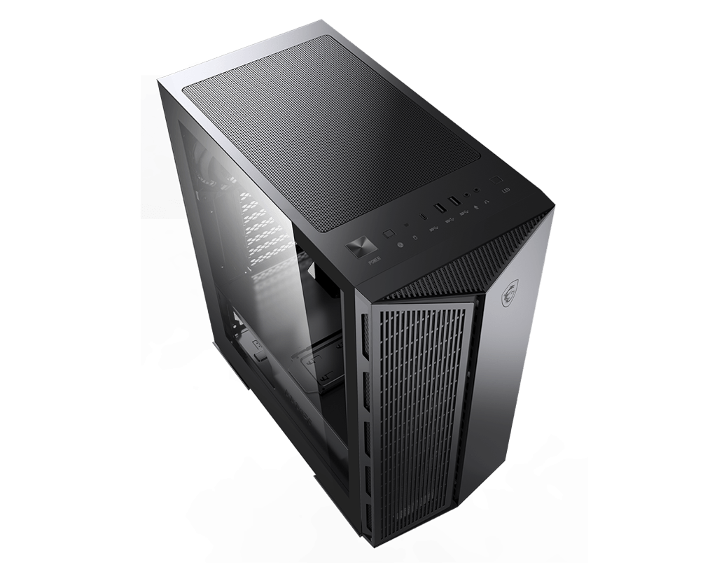 MSI PC Case MPG GUNGNIR 110M Side window, Black, Mid-Tower - Image 3