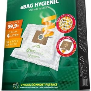ETA Vacuum cleaner bags  Hygienic ETA960068010 Suitable for all ETA, Gallet bagged...