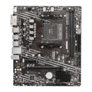 MSI A520M-A PRO Processor family AMD, Processor socket AM4, DDR4, Memory slots 2,...
