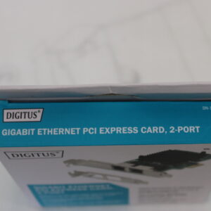 SALE OUT. DIGITUS Gigabit Ethernet PCI Express Card, 2-port 32-bit, low profile bracket,...