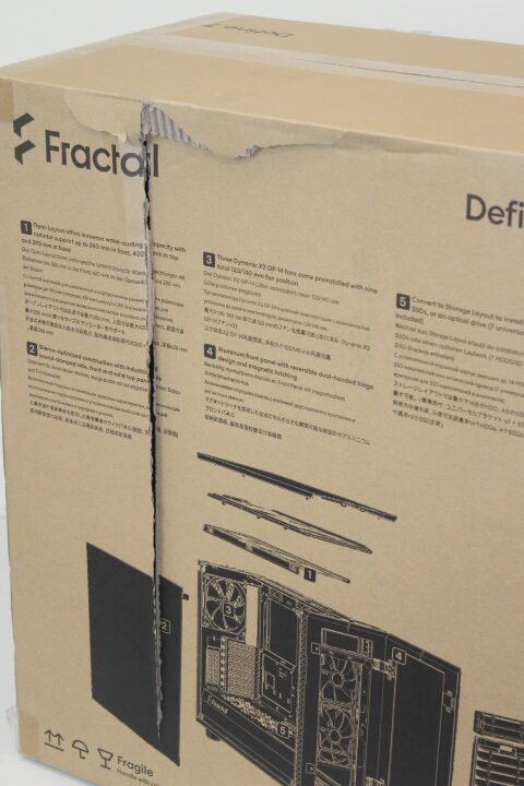 SALE OUT. Fractal Define 7 Black Solid Fractal Design Define 7 Solid Black, E-ATX, DAMAGED PACKAGING, Power supply included No - Image 3