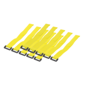 Logilink KAB0015, Wire Strap 300*20 mm, 10pcs, yellow Logilink