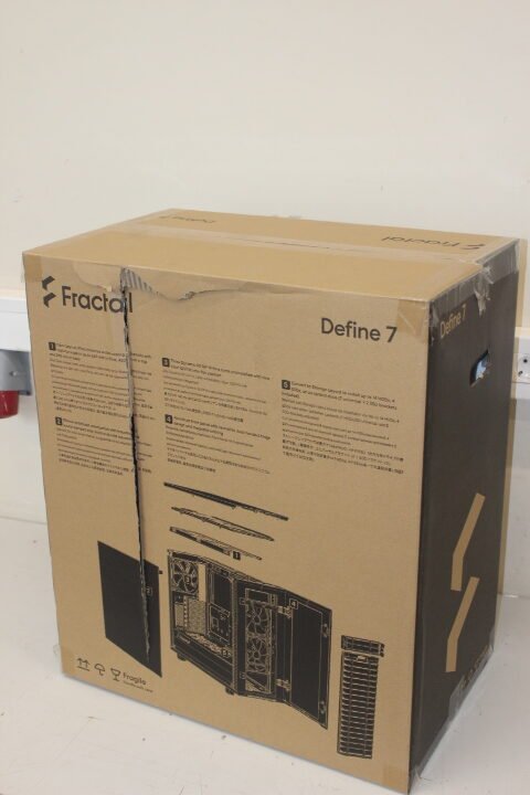 SALE OUT. Fractal Define 7 Black Solid Fractal Design Define 7 Solid Black, E-ATX, DAMAGED PACKAGING, Power supply included No - Image 2