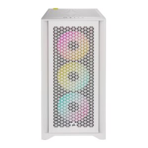Corsair Tempered Glass PC Case iCUE 4000D RGB AIRFLOW Side window, White,  Mid-Tower,...