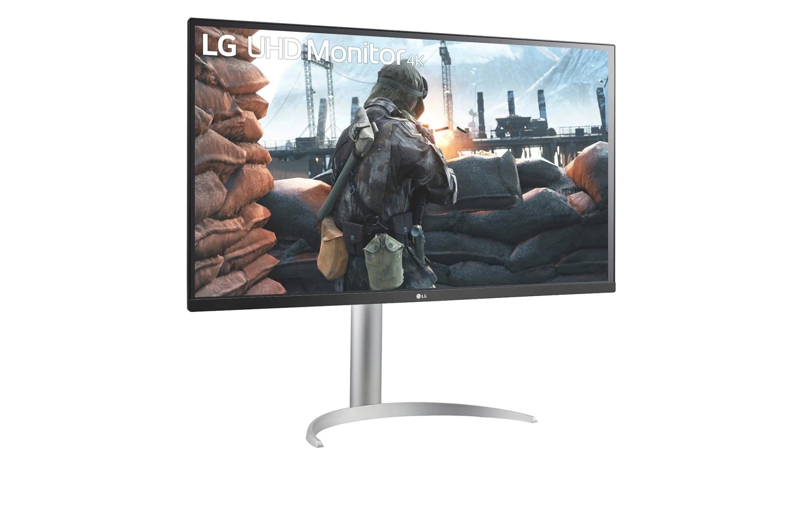 LG 32UP55NP-W 32” VA/3840x2160/16:9/4ms/350cd/m2/ HDMI USB USB-C DisplayPort - Image 3