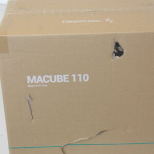 SALE OUT. Deepcool MACUBE 110 Computer case Deepcool MACUBE 110 Black, mATX, DAMAGED...