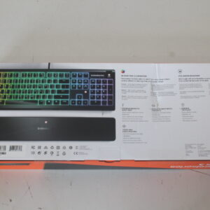 SALEOUT: SteelSeries Apex 3  Gaming keyboard, IP32 water resistant for protection...