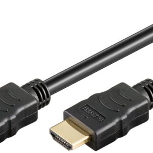 Goobay 60611 High Speed HDMI Cable with Ethernet 2m, black