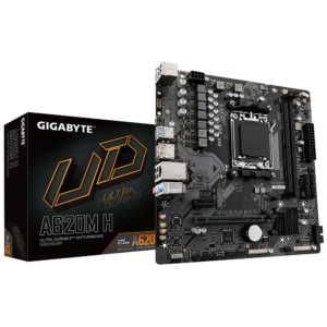 Gigabyte A620M H 1.0 M/B Processor family AMD, Processor socket AM5, DDR5 DIMM, Memory...