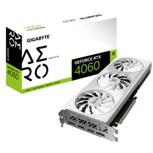 Gigabyte GV-N4060AERO OC-8GD 1.0 NVIDIA, 8 GB, GeForce RTX 4060, GDDR6, 	 PCI-E 4.0,...