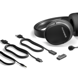 SteelSeries Gaming headsets, Wireless, Arctis 1, Wireless USB or USB-C, Black