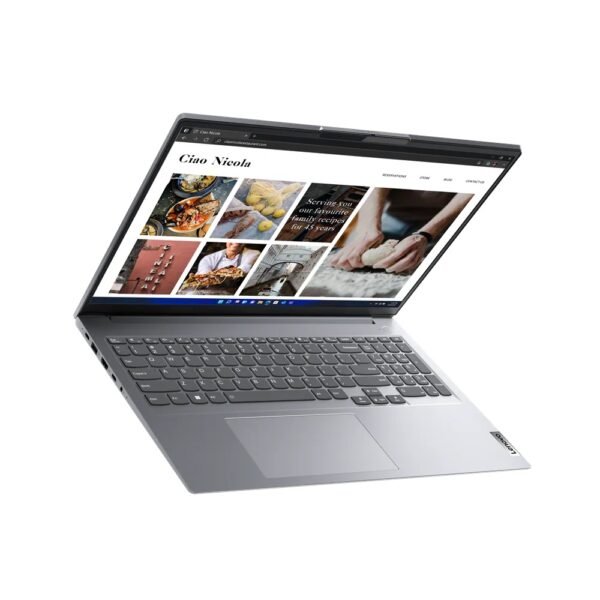 Lenovo ThinkBook 16-IAP Gen 4+ 16 WUXGA i7-1255U/16GB/512GB/Intel Iris Xe/WIN11 Pro/ENG Backlit kbd/Grey/FP/1Y Warranty - Image 5