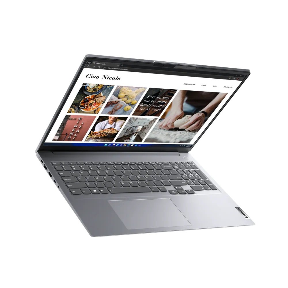 Lenovo ThinkBook 16-IAP Gen 4+ 16 WUXGA i7-1255U/16GB/512GB/Intel Iris Xe/WIN11 Pro/ENG Backlit kbd/Grey/FP/1Y Warranty - Image 5