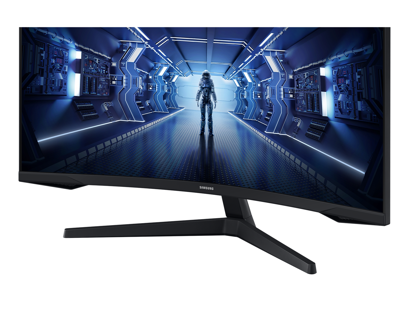 Samsung Curved Monitor LC34G55TWWPXEN 34 ", VA, UWQHD, 3440 x 1440, 21:9, 1 ms, 250 cd/m², Black, 165 Hz, HDMI ports quantity 1 - Image 4