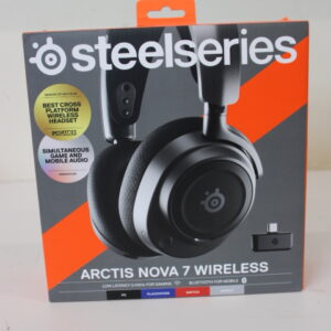 SALE OUT. SteelSeries Arctis Nova 7 Gaming Headset, Over-Ear, Wireless, Black SteelSeries...