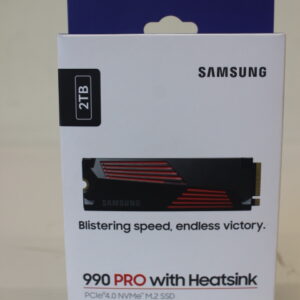 SALE OUT. Samsung 990 PRO with Heatsink NVMe M.2 SSD 2TB Samsung DAMAGED PACKAGING