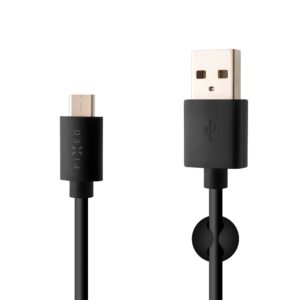 FIXED Long Cable USB/USB-C 2m, Black