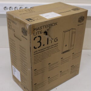 SALE OUT. Cooler master MasterBox Lite 3.1 TG, USB 3.0 x2, Mic x1, Spk x1, black,...