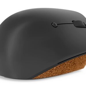 Lenovo Go Wireless Vertical Mouse Wireless optical, Storm grey with natural cork,...