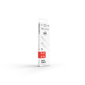 FIXED Long Cable USB-C/Lightning, White