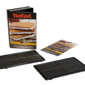 TEFAL XA800512  Wafer plates for SW852 Sandwich maker, Black