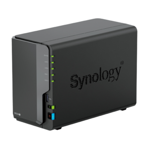 Synology DS224+ 2-bay/Intel Celeron J4125/4-core 2.0 GHz/2GB DDR4/2×3.5″Hot-Swap/2x1GbE/2xUSB3.2/Fan/RAID...