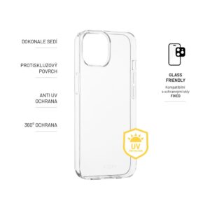 FIXED Slim AntiUV for Apple iPhone 14 Plus, Clear