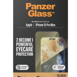 PanzerGlass Eyecare Screen Protection iPhone 2023 6.7 Pro Max | Ultra-Wide Fit w....