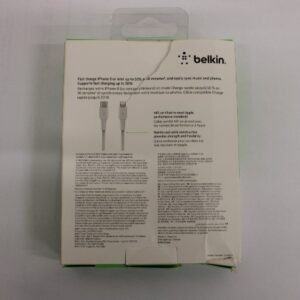 SALE OUT. BELKIN BOOST CHARGE USB-C to Lightning Cable, 1M, White Belkin BOOST CHARGE...